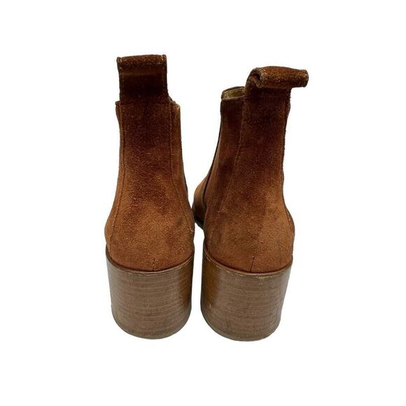 Everlane The Heel Boots in Rust Suede Women sz 8 - Picture 5 of 11